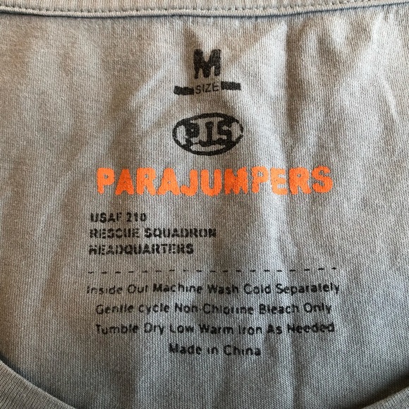 Parajumpers short sleeve top greyish green size M - Picture 3 of 4
